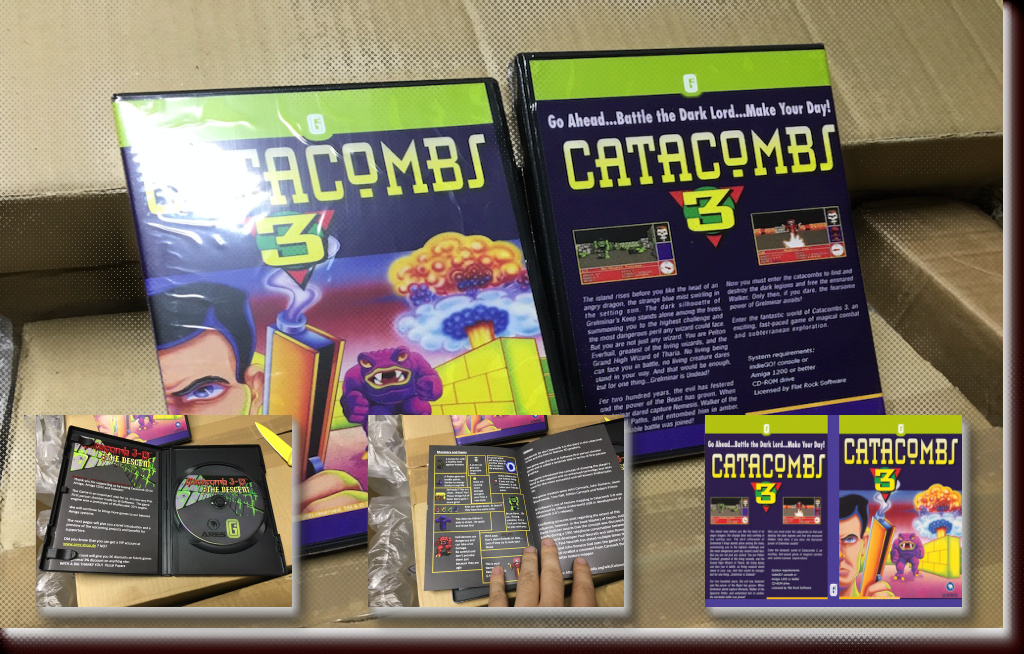 Catacomb 3D is out for Amiga CD32 and 68020+ Amiga