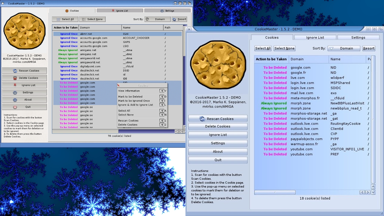 CookieMaster for Amiga