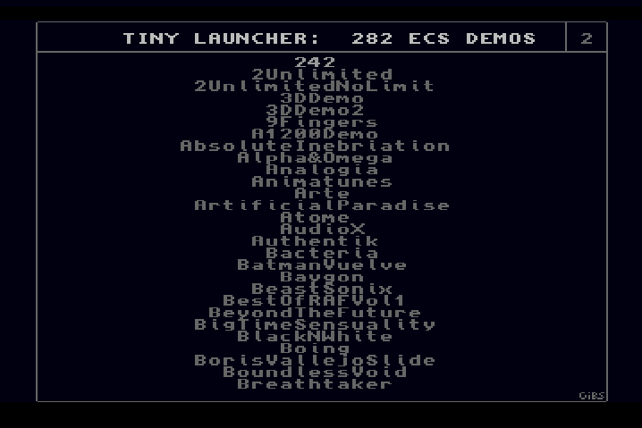 Tiny Launcher for Classic Amiga