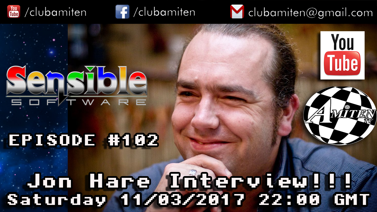 Never Been So Much Fun… Jon Hare Interview on Amiten TV!