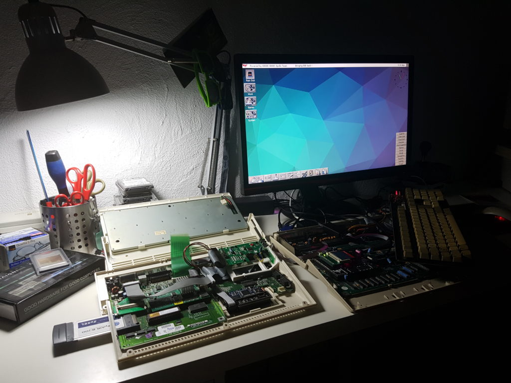 Vampire FPGA inside Amiga 600