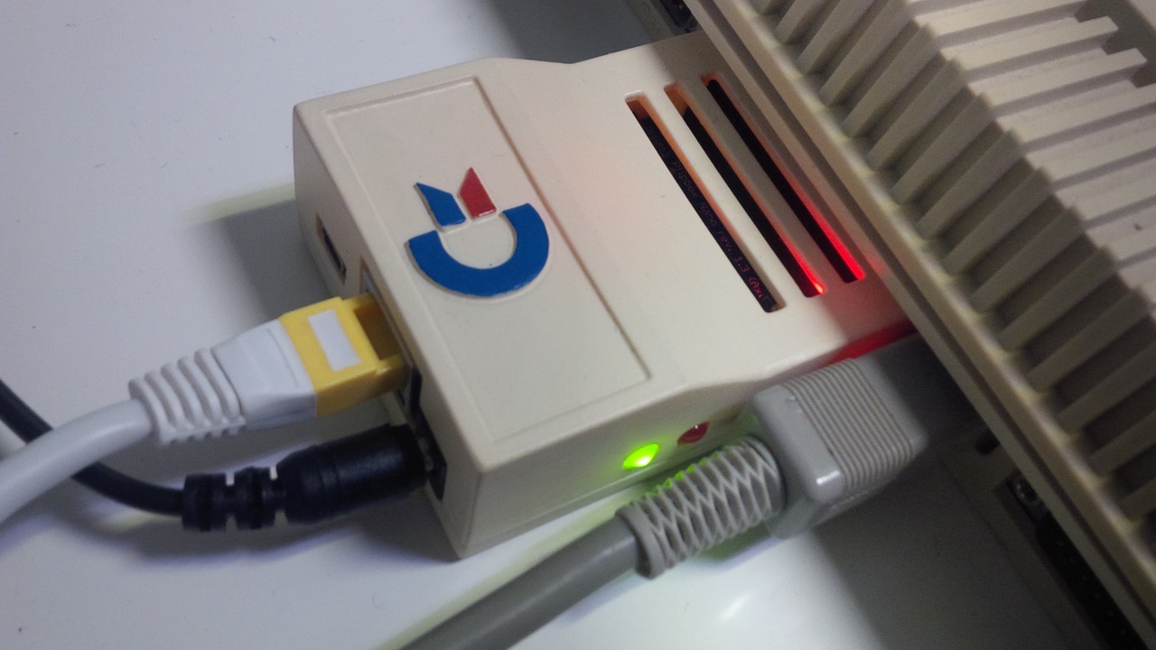 Plipbox Deluxe is a really Great solution for adding a Ethernet solution for Amiga