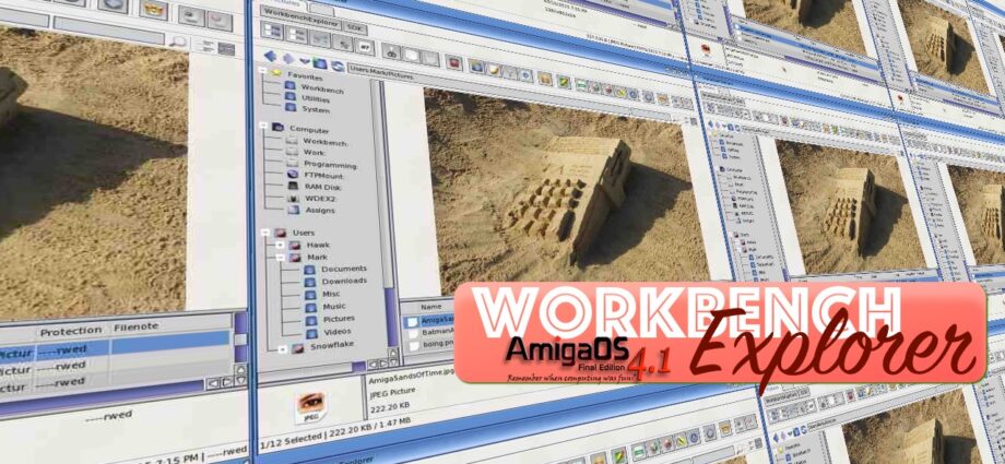 workbench explorer shot AmigaOS 4