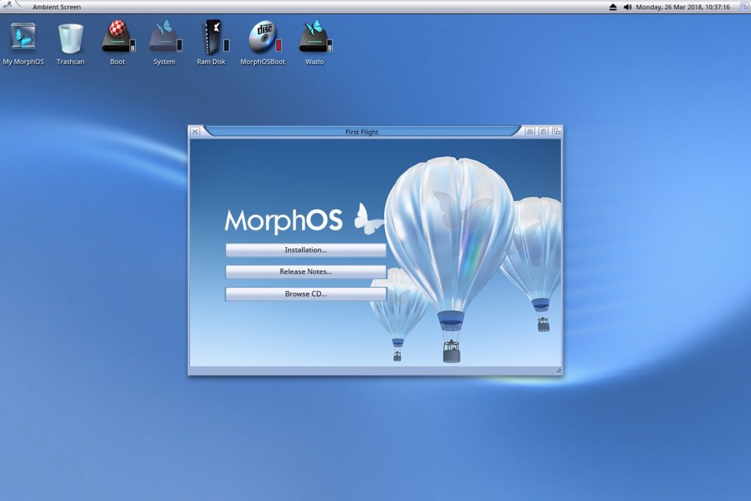 MorphOS 3.10 is Finally here