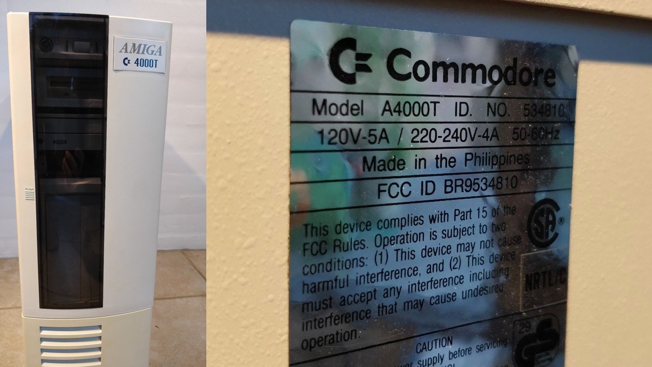 Commodore Amiga 4000T Ebay