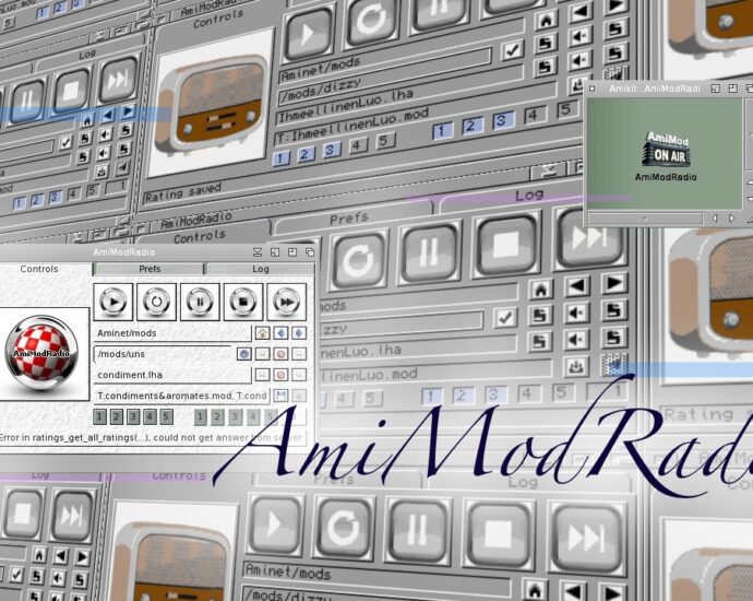 Let's introduce you to AmiModRadio, Amiga website by Tygre