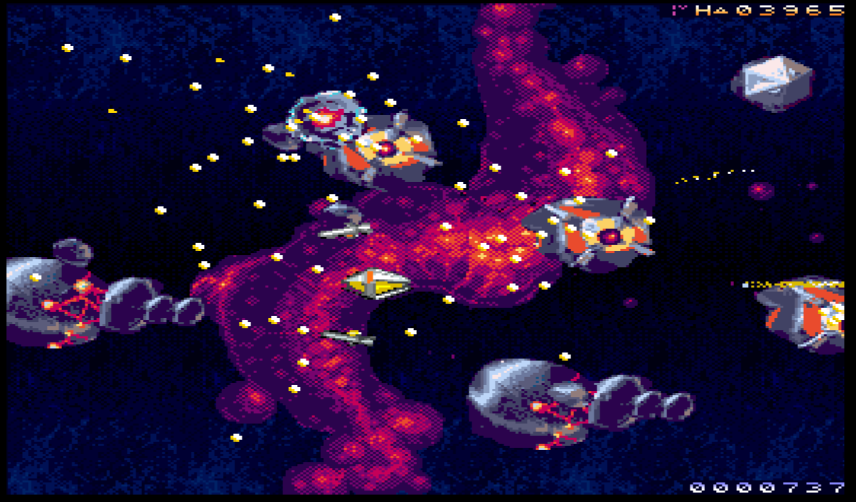 RESHOOT R brings Action to the Amiga, Amiga AGA game with Japanese shooter touch