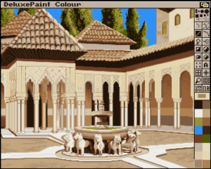 Commodore Amiga user José loves to make art in Deluxe Paint