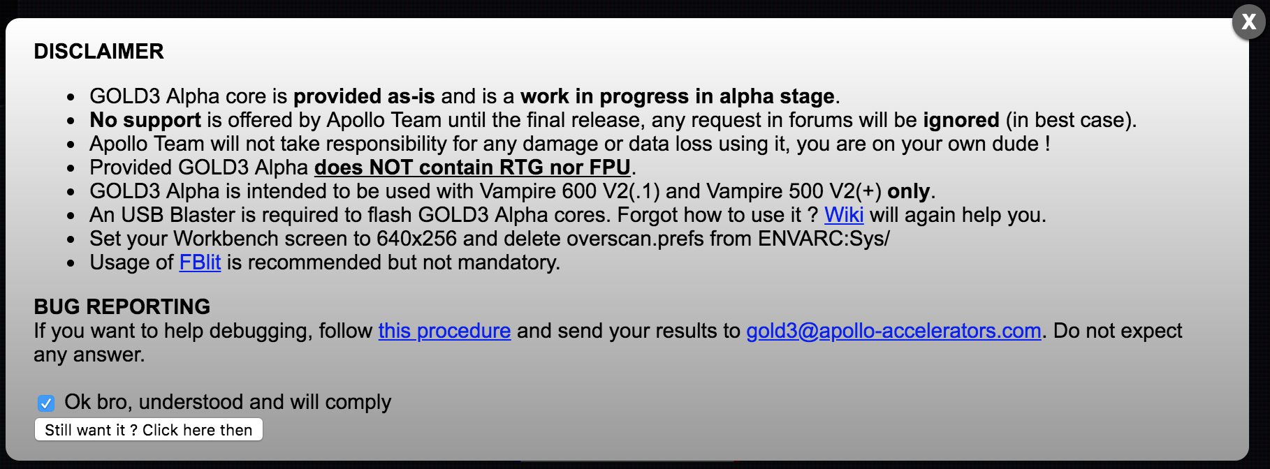 68080 GOLD 3 Alpha info