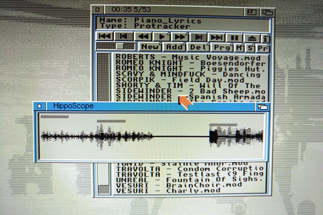 Amiga Paula Channel Mixed Sound with KA71 Amplifier