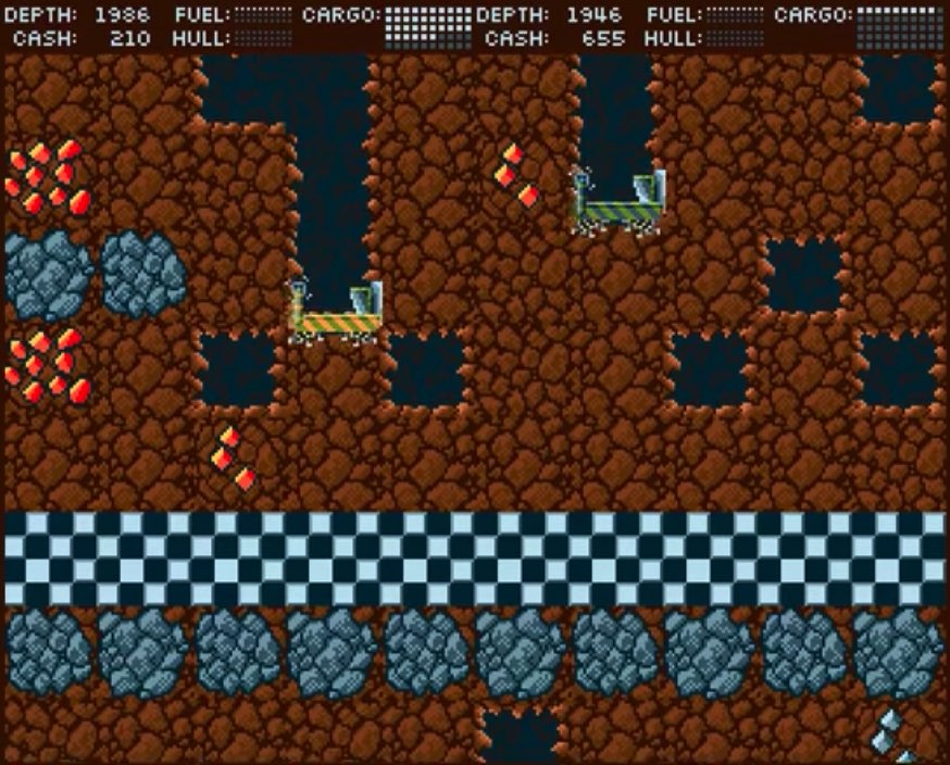 Indie Retro News: AMIner - An Arcade mining game released for the Amiga!