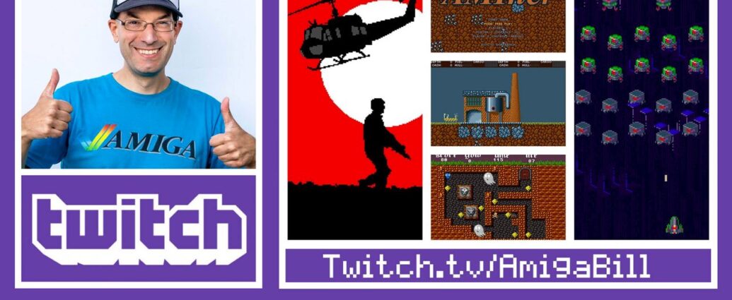 Lot's of Indie Gaming on Amiga Bill's stream on Twitch Tonight