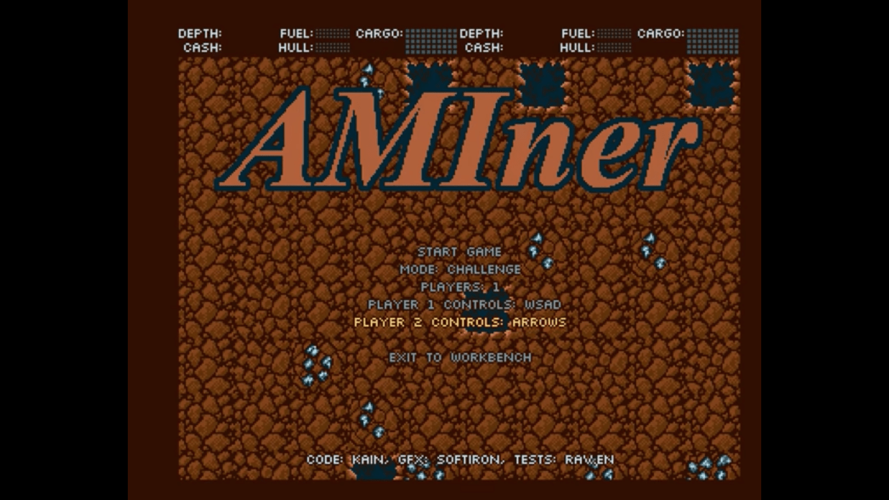 Indie Retro News: AMIner - An arcade mining game for the Amiga gets a new  build