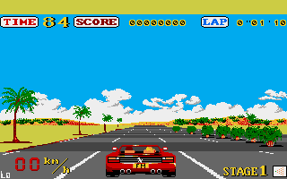 Out Run for Amiga is a Great Arcade Conversion