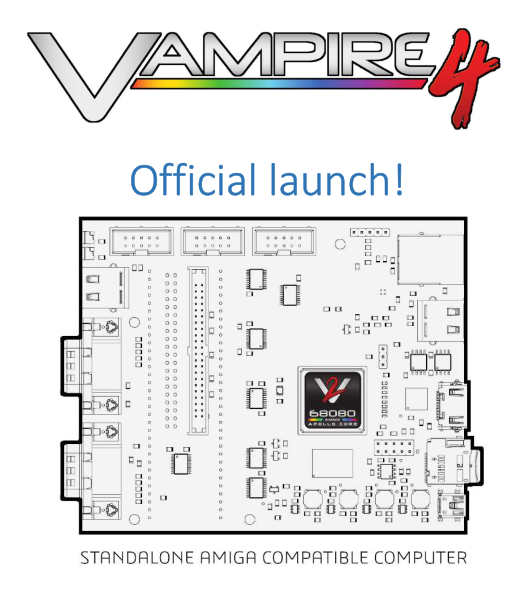 Vampire V4 Standalone Amiga Compatible Computer Launch at Amiga34