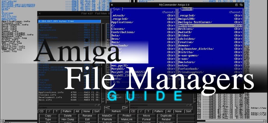 Great file manager Guide for Classic and Nextgen Amiga - Amitopia