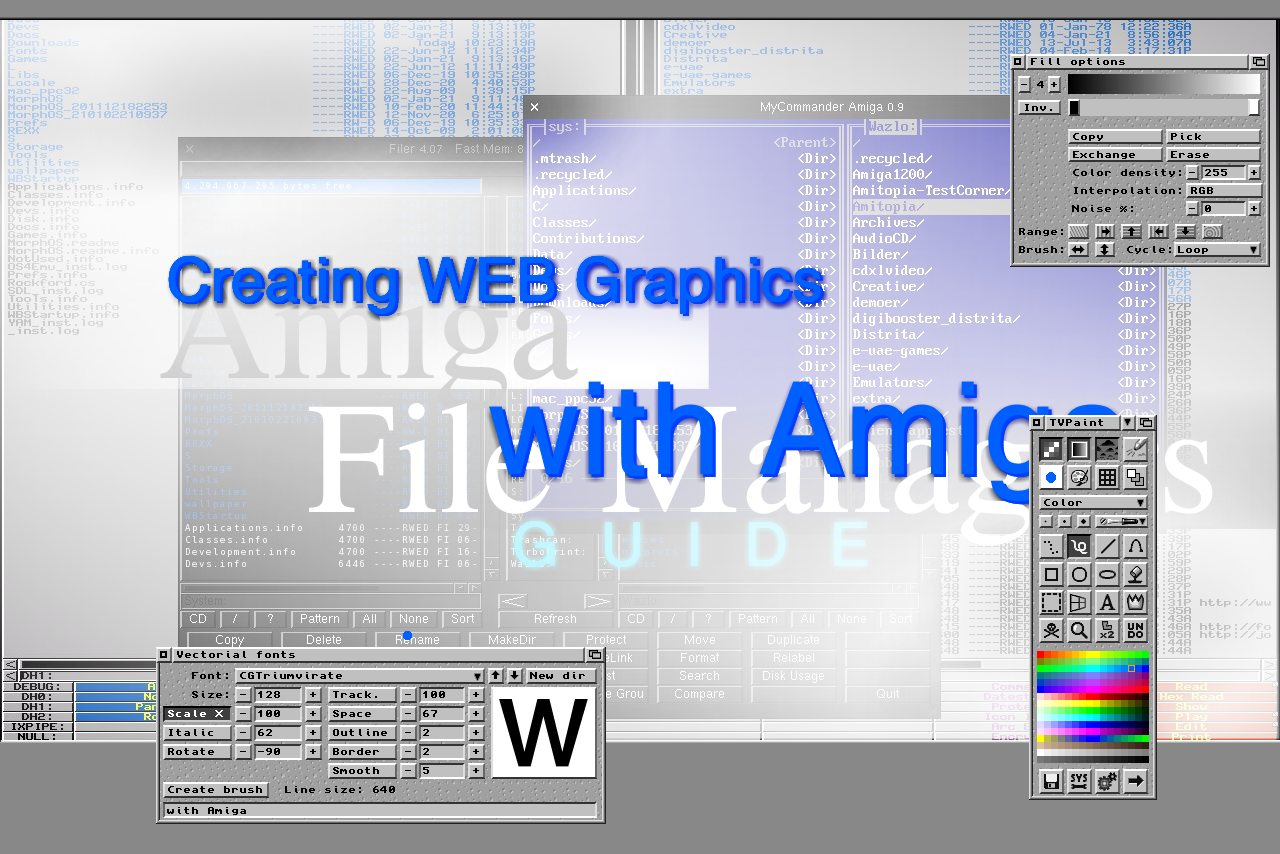 Creating WEB graphics on Amiga is Fun Amitopia