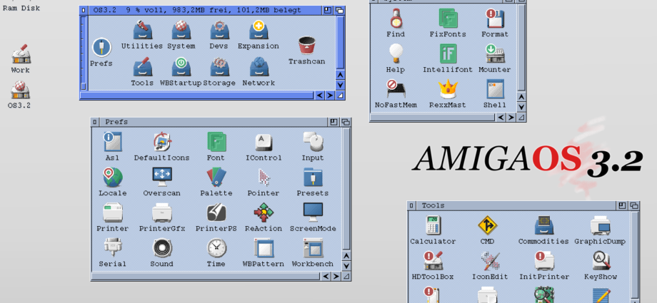 Classic Amiga AmigaOS 3.2
