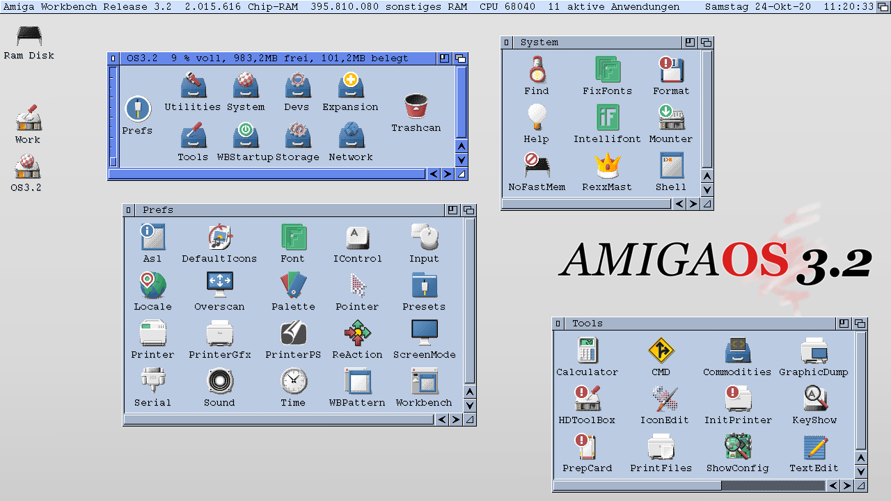 Classic Amiga AmigaOS 3.2