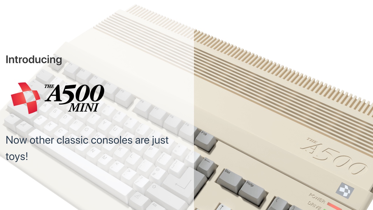 Amiga console The A500 Mini