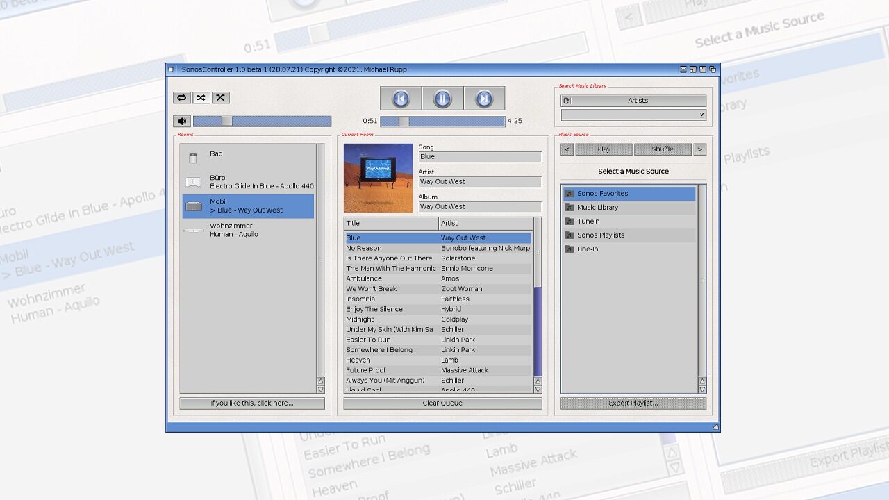 morphos amigaos 4 sonos controller