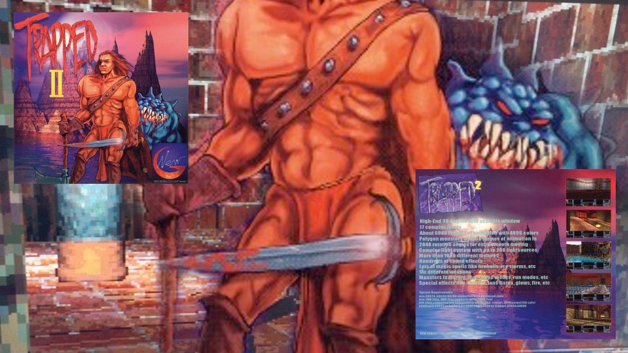 The Trapped II Amiga 3D RPG FPS Review